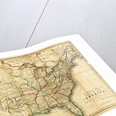 America map 1822-1823 by Anonymous