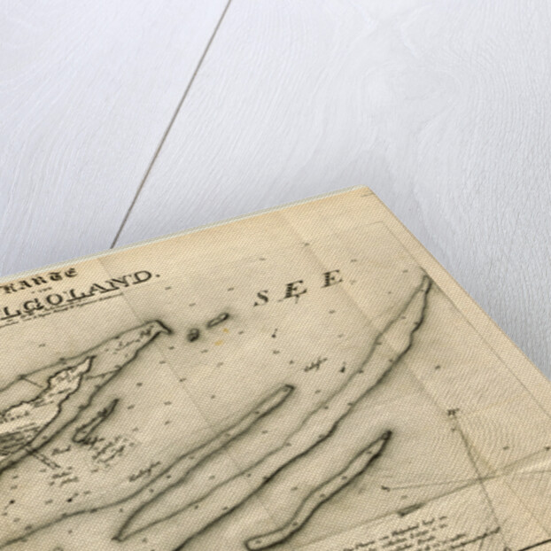Map Helgoland or Heiligeland by Anonymous