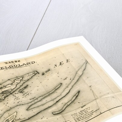 Map Helgoland or Heiligeland by Anonymous