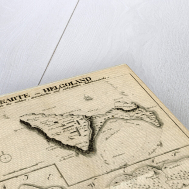 Map Helgoland or Heiligeland, Germany by Anonymous