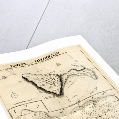 Map Helgoland or Heiligeland, Germany by Anonymous