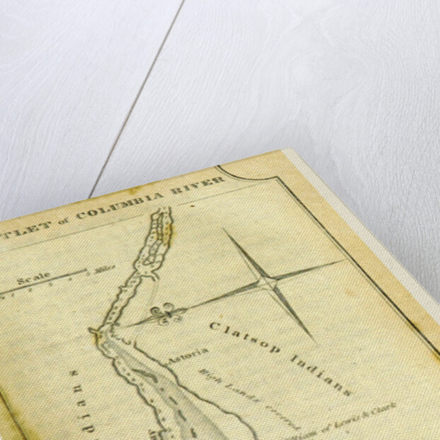 Columbia river map by Anonymous