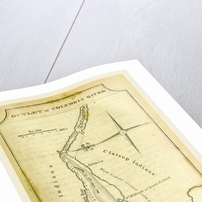 Columbia river map by Anonymous