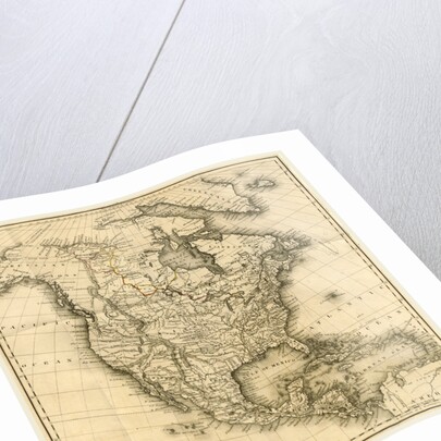 North America Map by Anonymous