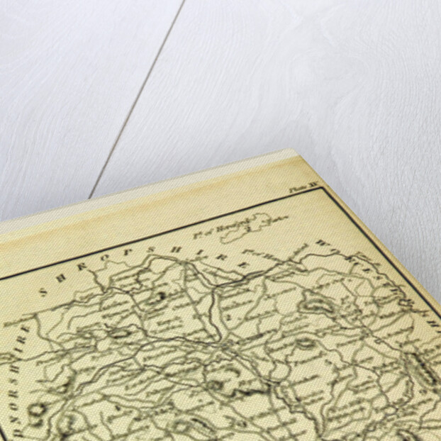 Hereford map, A Topographical Dictionary of the United Kingdom, UK by Anonymous