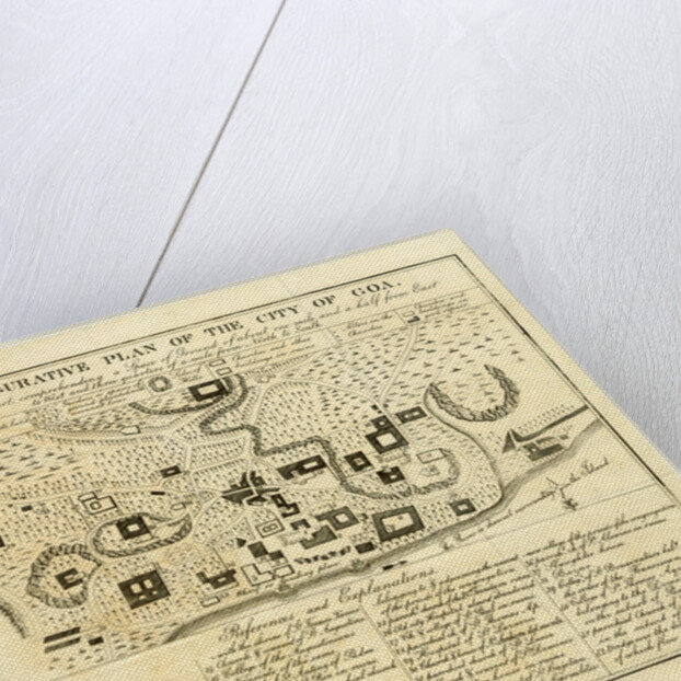 An Historical Sketch or Map, of Goa with an account of the present state, India by Anonymous