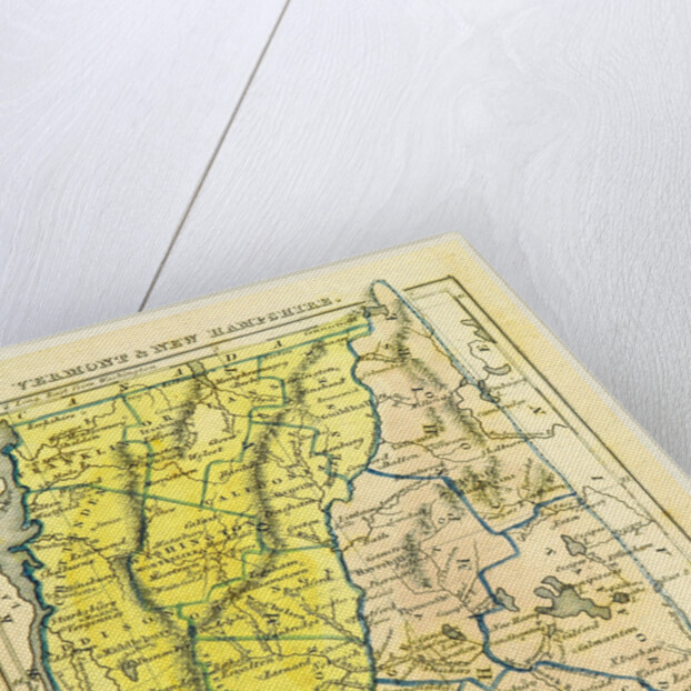 Vermont and New Hampshire, the Boston School Atlas by Anonymous