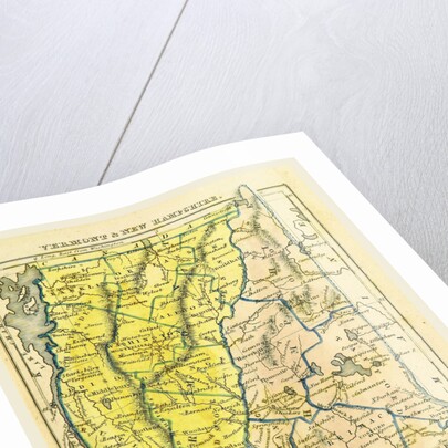 Vermont and New Hampshire, the Boston School Atlas by Anonymous