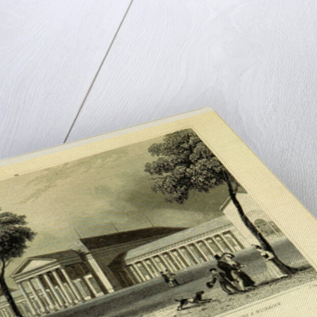 Conservatory at Wiesbaden, Germany, Tombleson's Views of the Rhine. by Anonymous