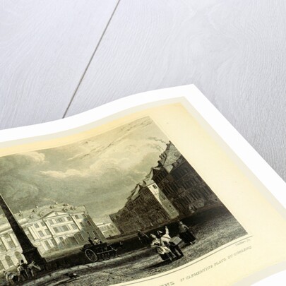 St. Clementius place, Koblenz, Germany, Tombleson's Views of the Rhine, Tombleson's Views of the Rhine by Anonymous