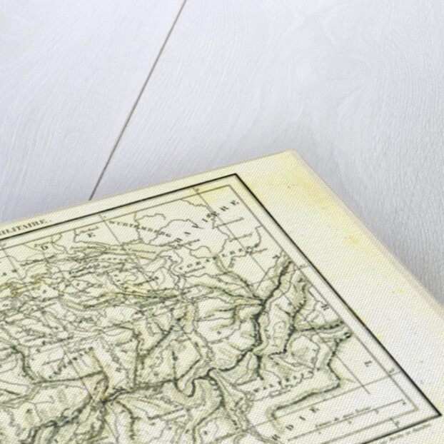 Switzerland, map by Anonymous