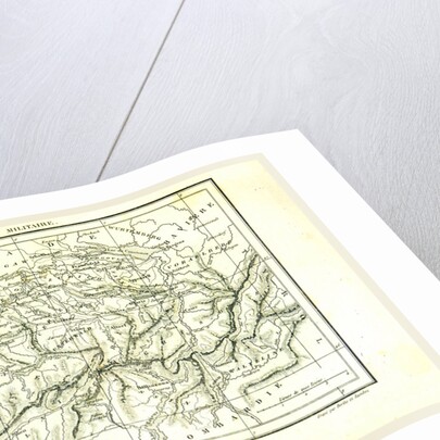 Switzerland, map by Anonymous