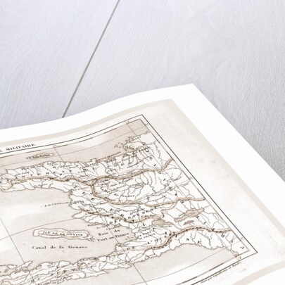 Map, Saint-Domingue was a French colony on the Caribbean island of Hispaniola from 1659 to 1809 by Anonymous