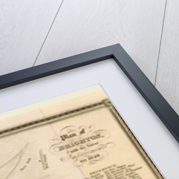 Map, The History of Brighton, with the latest improvements, to 1831 by Anonymous