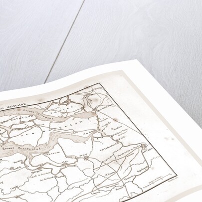 Map of river Scheldt, De Schelde, L'Escaut, The Netherlands by Anonymous