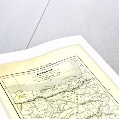 Map of Spain, Castille de Leon by Anonymous