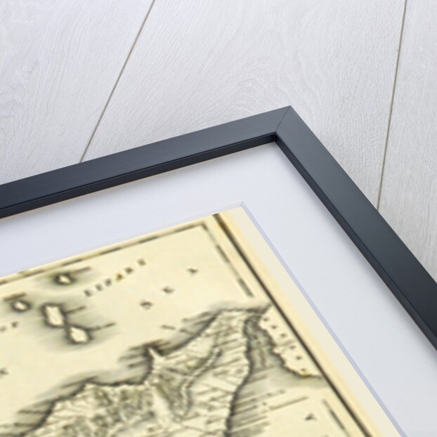 Map Sicily, Italy by Anonymous