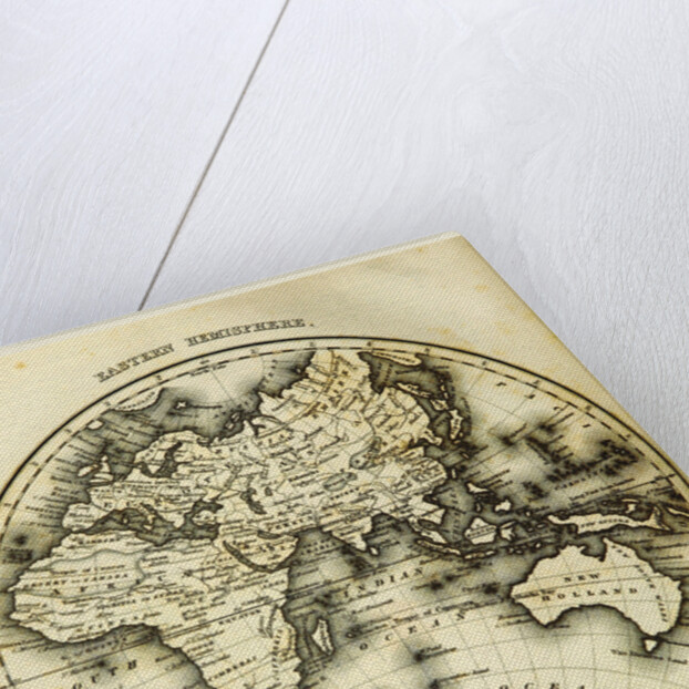 Eastern Hemisphere map by Anonymous