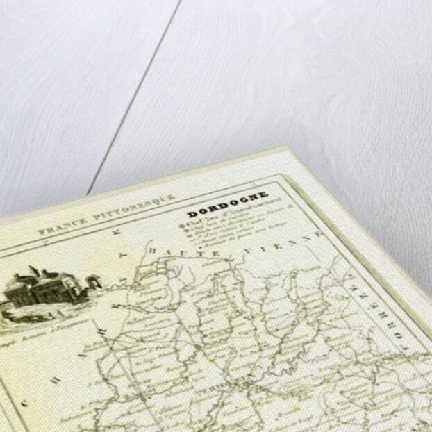 France pittoresque, map Dordogne by Anonymous