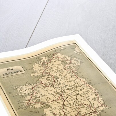 Ireland in 1834, map by Anonymous