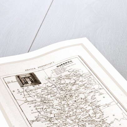France pittoresque, map Mayenne by Anonymous