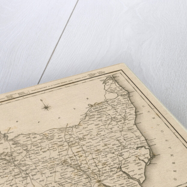 Map Suffolk UK by Anonymous