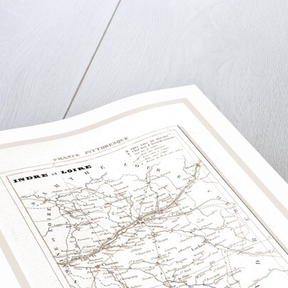 France pittoresque, map, Indre and Loire by Anonymous