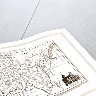 France pittoresque, Ain, map by Anonymous