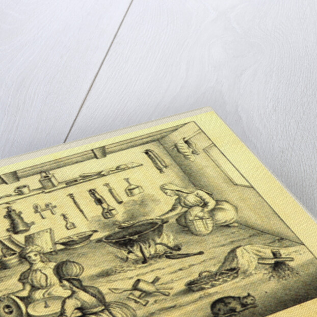 1822 bis 1828, Nogaijen-Tartaren kitchen by Anonymous