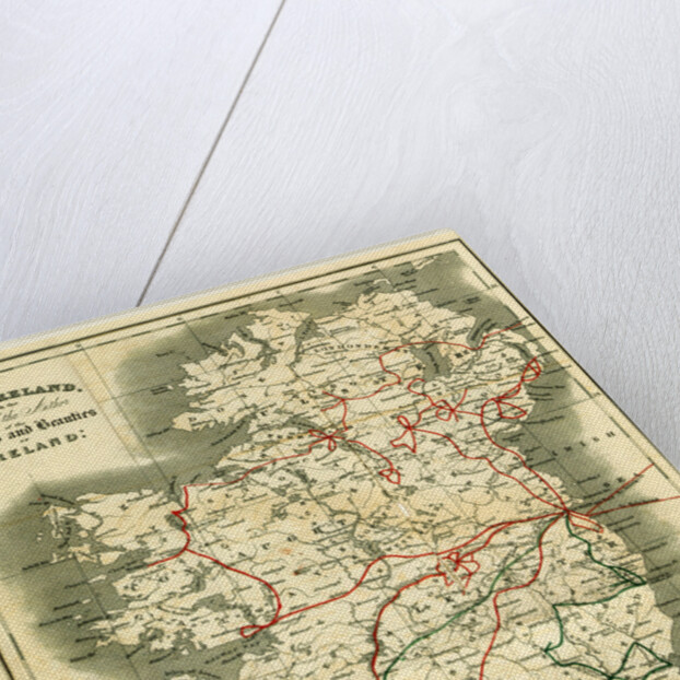 Map of Ireland, he Miseries and Beauties of Ireland by Anonymous
