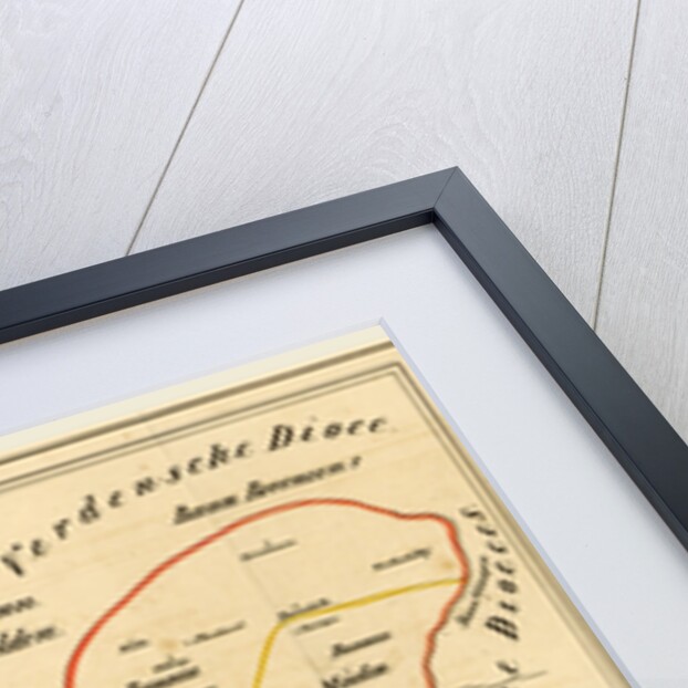 Map Hildesheim around 1500 by Anonymous