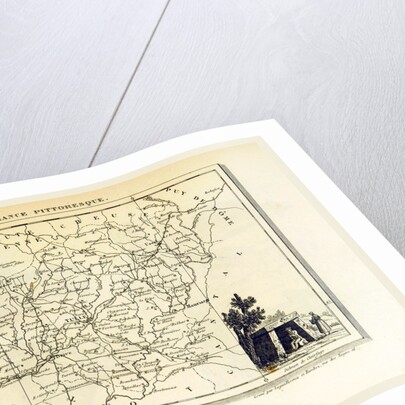 Map Correze, France pittoresque by Anonymous