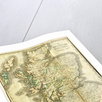 A History of the Highlands and of the Highland Clans, Map of Scotland by Anonymous