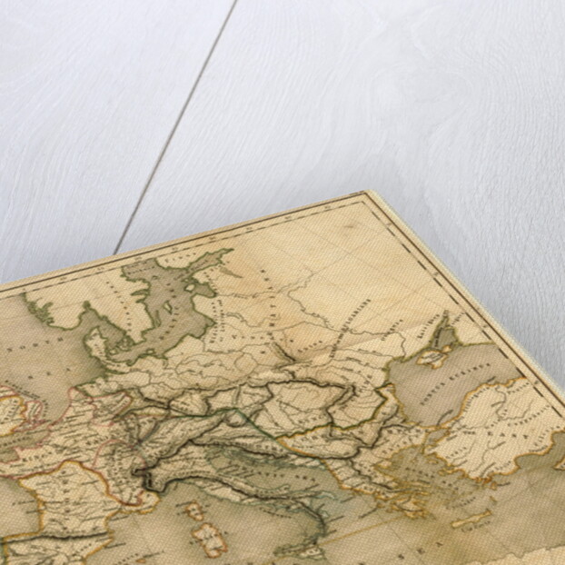 Map Europe end of the fifth century by Anonymous