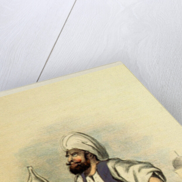 Sherbet seller, Damascus and Palmyra, a journey to the East by W. M. Thackeray