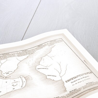 Constantinople, Istanbul, map by Anonymous