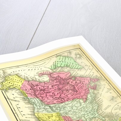 Map of North America by Anonymous