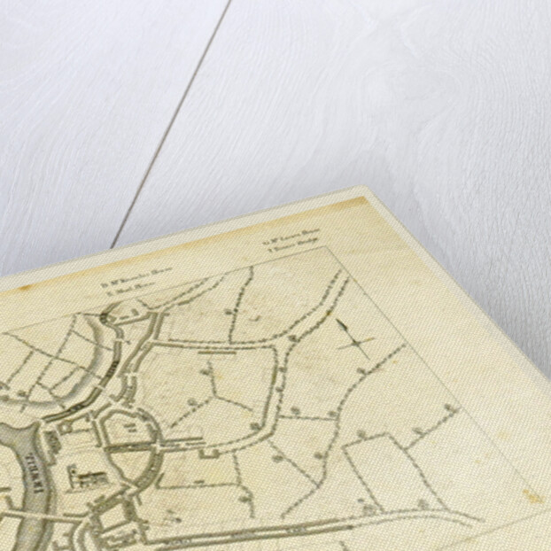 Map, Mancuniensis or an history of the town of Manchester and Salford by Anonymous