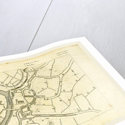 Map, Mancuniensis or an history of the town of Manchester and Salford by Anonymous