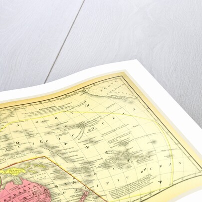 Map of Oceanica, Oceania by Anonymous