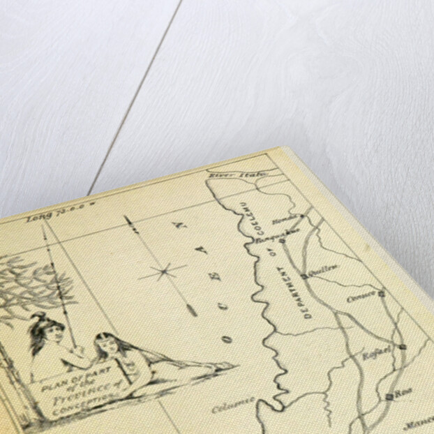 Province of Conception, map, the year 1835 by Anonymous