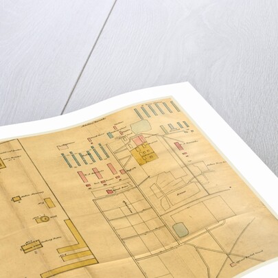 On the topography of Meerutt, and the principal diseases which prevailed in the 1st brigade of Horse Artillery at that place, 19th century drawing by Anonymous
