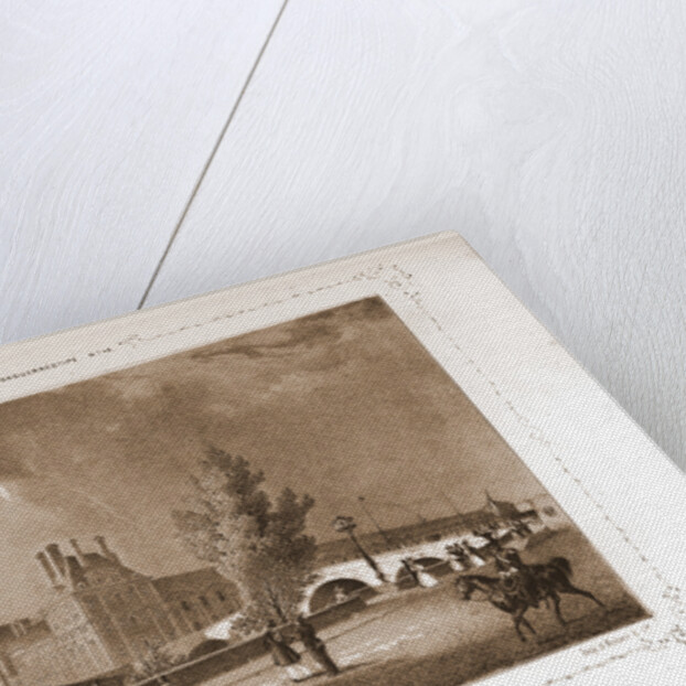 Vue du Pont - Royal, Paris and surroundings by M. C. Philipon