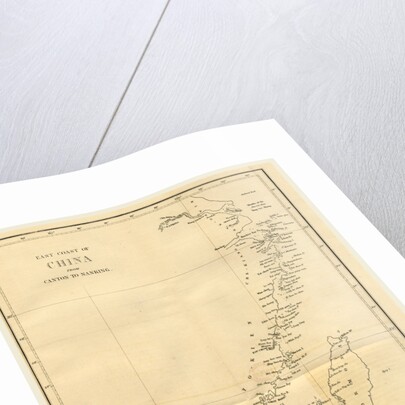 Topographical Map of the East coast of China from Canton to Nanking by Anonymous