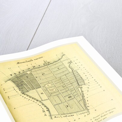 River Neva, map Russia by Anonymous