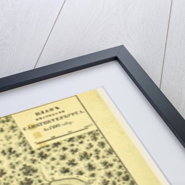 Map St. Petersburg, 1700, Russia by Anonymous