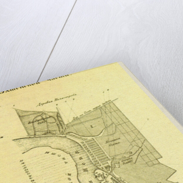 Map Russia, River Neva, djerv poluostrov by Anonymous