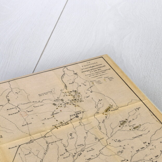 Positions of the Dutch Army in Belgium in 1831 by Anonymous