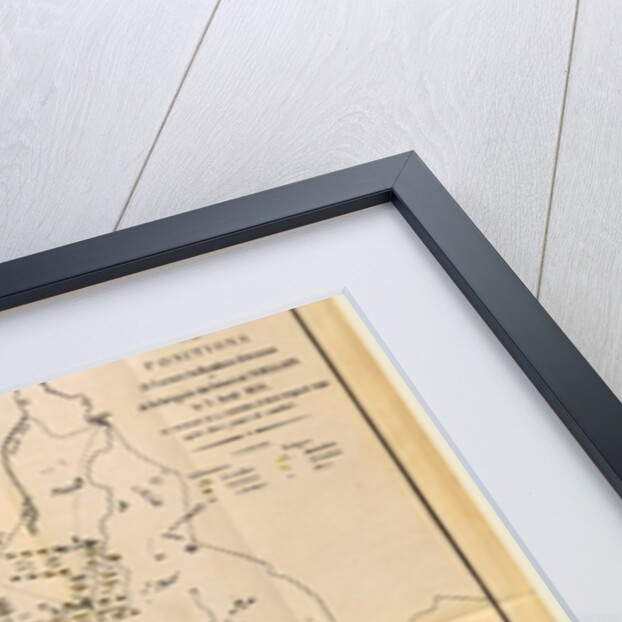 Positions of the Dutch Army in Belgium in 1831 by Anonymous