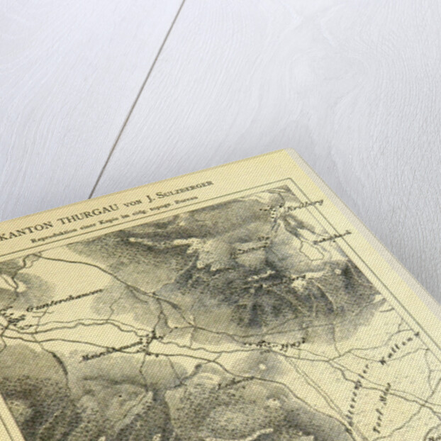 Kanton Thurgau, 1896, Die Schweizerische Landesvermessung, 1832-1864 by Anonymous